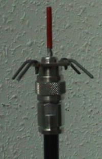 Antenna mounted on N-type cable